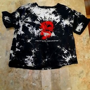 Tie died croped t-shirt